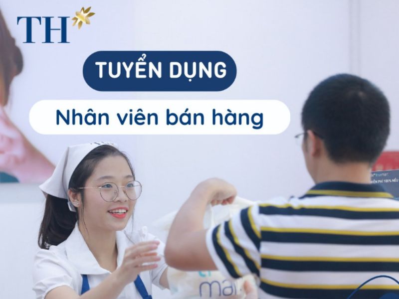 Thu nhập nhân viên bán hàng của TH True Milk sẽ bao gồm lương cứng và thưởng